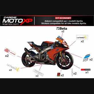 Kit adesivi compatibile con Aprilia RSV4 2009 - 2014 - MXPKAD8028