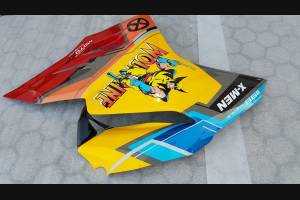 Complete and painted fairings with back seat original seat DUC99WLM