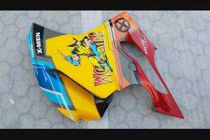Complete and painted fairings with back seat original seat DUC99WLM