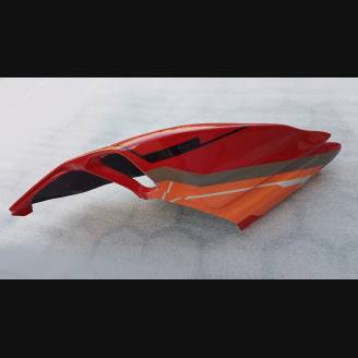 Complete and painted fairings with back seat original seat DUC99WLM