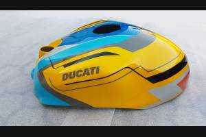 Complete and painted fairings with back seat original seat DUC99WLM