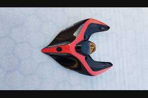 Complete and painted fairings with back seat Neoprene seat DUCV4LMT