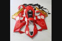 Complete and painted fairings in abs HND CBR 1 D RED