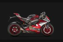 Carénages ABS peinture strett Ducati Panigale V4 pour Akrapovic Échappement DUCV4MT18