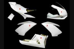 Pacchetto Racing Motoxpricambi per Aprilia RSV4 2009 - 2014 : Carene complete + Ganci Rapidi - MXPCRD11572