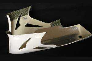 Complete fairings in 5 pieces without front fender 