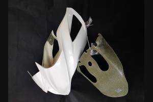 Complete fairing in 5 pieces without front fender 