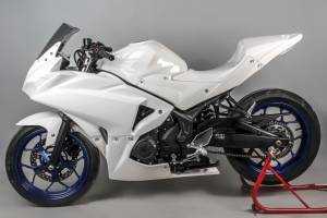 Complete and racing Fairings without Front Fender Vers.2 