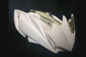 Complete and racing Fairings without Front Fender Vers.2 