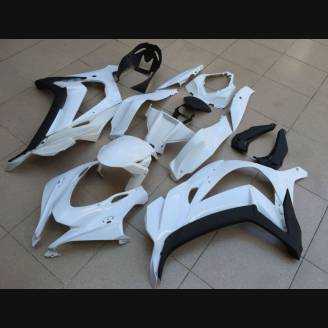 Complete and unpainted fairing in abs with front fender INJ 