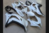 Complete and unpainted fairing in abs with front fender INJ