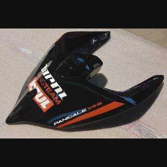 Complete and painted fairings with back seat Neoprene seat DUCV4BR18