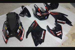 Complete and painted fairings with back seat Neoprene seat DUCV4BR18