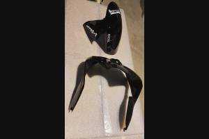 Complete and painted fairings with back seat Neoprene seat DUCV4BR18