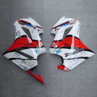 Complete and painted fairings in abs RED 