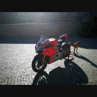 ABS Verkleidung Lackiert street Ducati Panigale V4 Akrapovic Auspuff DUCV4 CSSP