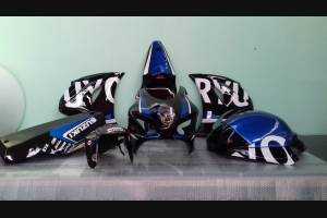 Complete and painted fairings SZ17 RUJ