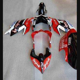 Complete and painted fairings with back seat Neoprene seat DUCV4AR17