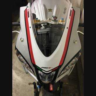 Lackierte Rennverkleidung Aprilia RSV4 2015 - 2020 Schnellverschlüsse frei - MXPCRV11788