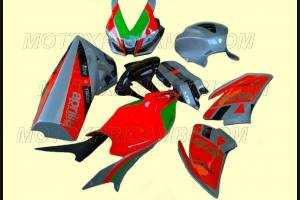 Lackierte Rennverkleidung Aprilia RSV4 2015 - 2020 Schnellverschlüsse frei - MXPCRV11789