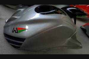 Lackierte Rennverkleidung Aprilia RSV4 2015 - 2020 Schnellverschlüsse frei - MXPCRV11789