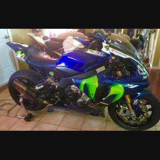Carenado Racing Pintado Yamaha R1 2015 - 2019 tornillos rapidos gratis-MXPCRV11795