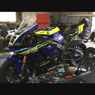 Carenado Racing Pintado Yamaha R1 2015 - 2019 tornillos rapidos gratis-MXPCRV11796