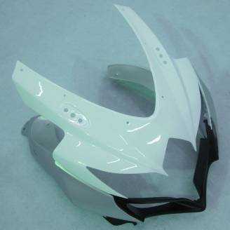 Complete and painted fairings in abs WHITE BLACK 