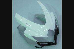 Complete and painted fairings in abs WHITE BLACK 