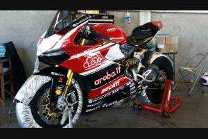 Complete and painted fairings with back seat for neoprene seat ARUBA SBK15