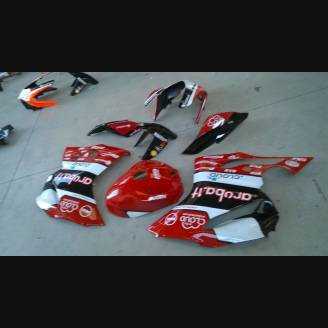 Complete and painted fairings with back seat original seat Aruba SBK17