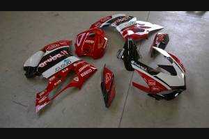 Complete and painted fairings with back seat original seat Aruba SBK17