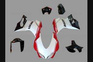 Complete and painted fairings Back seat neoprene 90th anniversary