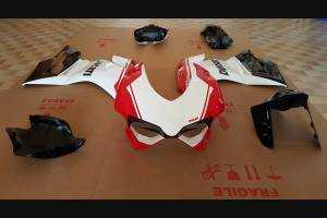 Complete Racing Ducati 959 1299 Panigale and painted fairings with back seat original seat 90th anniversary