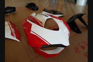 Complete Racing Ducati 959 1299 Panigale and painted fairings with back seat original seat 90th anniversary