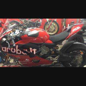 ABS Verkleidung Lackiert street Ducati Panigale V4 Akrapovic Auspuff DUCV4 SB19