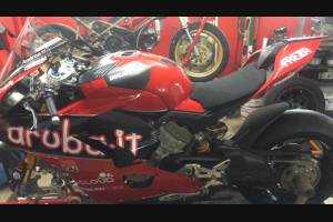 ABS Verkleidung Lackiert street Ducati Panigale V4 Akrapovic Auspuff DUCV4 SB19