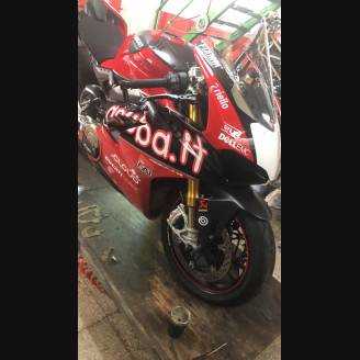 ABS Verkleidung Lackiert street Ducati Panigale V4 Akrapovic Auspuff DUCV4 SB19
