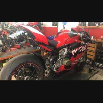ABS Verkleidung Lackiert street Ducati Panigale V4 Akrapovic Auspuff DUCV4 SB19