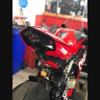 ABS Verkleidung Lackiert street Ducati Panigale V4 Akrapovic Auspuff DUCV4 SB19