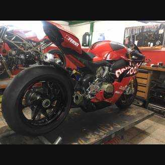 ABS Verkleidung Lackiert street Ducati Panigale V4 Akrapovic Auspuff DUCV4 SB19