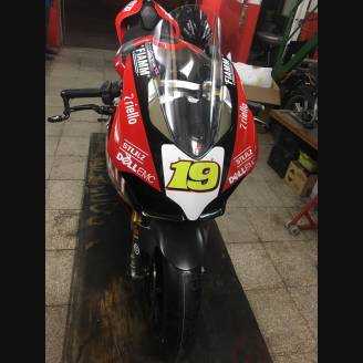 Carene ABS Verniciate Ducati Panigale V4 per scarico Akrapovic DUCV4 SB19