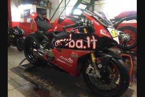 ABS Verkleidung Lackiert street Ducati Panigale V4 Akrapovic Auspuff DUCV4 SB19