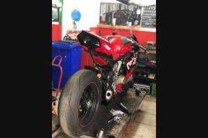 ABS Verkleidung Lackiert street Ducati Panigale V4 Akrapovic Auspuff DUCV4 SB19