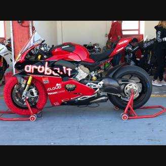 ABS Verkleidung Lackiert street Ducati Panigale V4 Akrapovic Auspuff DUCV4 SB19