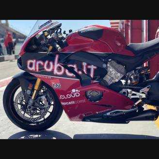 Complete and painted fairings with back seat DUCV4 SB19