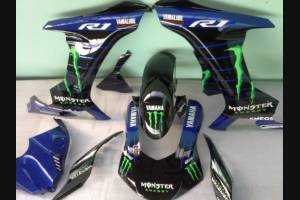 Complete and painted fairings in abs YMH R1 VLOP