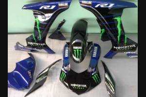 Complete and painted fairings in abs YMH R1 VLOP