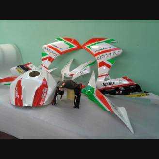 Complete and painted fairings Abs Aprilia RSV4 APR14 FRBL