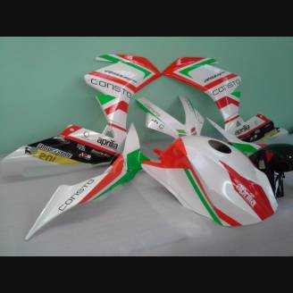 Complete and painted fairings Abs Aprilia RSV4 APR14 FRBL